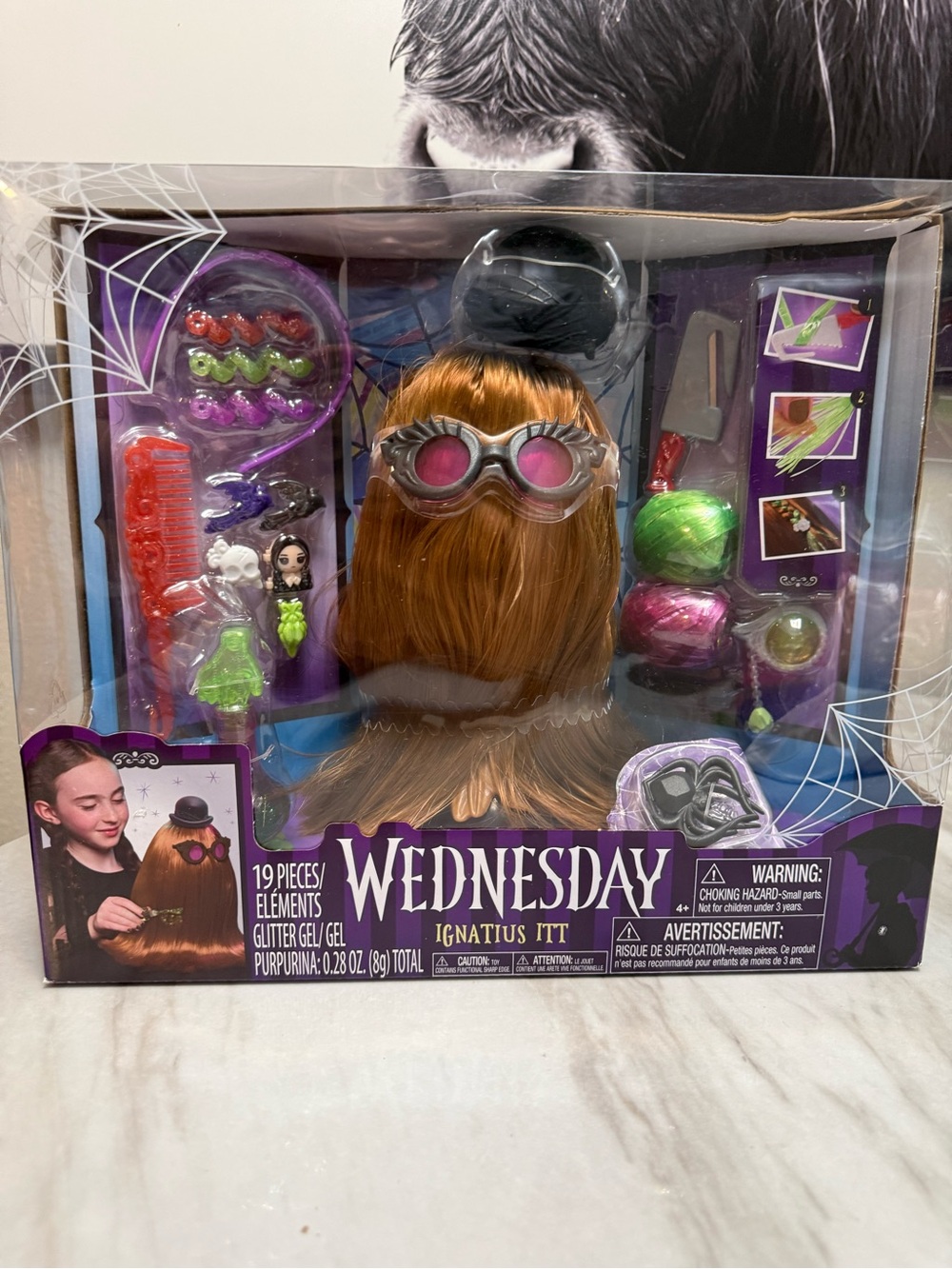 Wednesday Ignatius Itt Cousin It Addams Styling Head 19 Piece Hair Accessories